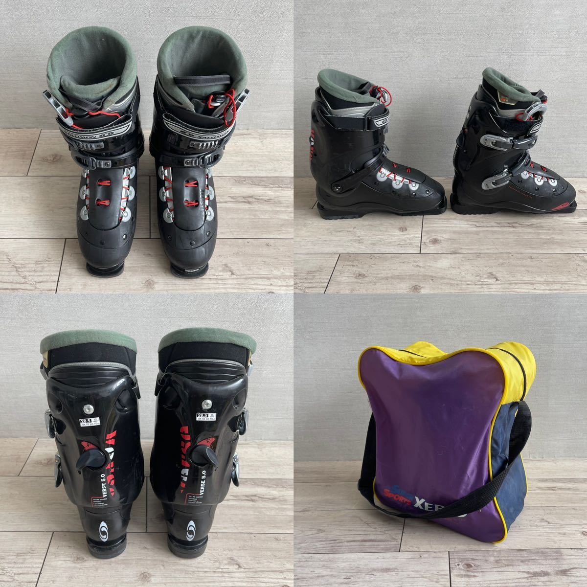 Salomon スキーブーツ 28.5 ブラック/レッド Salomon スキーブーツ 28.5 ブラック/レッド SALOMON サロモン スキー