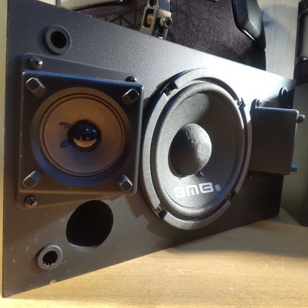 音出し確認済 BMB カラオケ用 スピーカー CS-222V ペア 吊り下げ金具付 