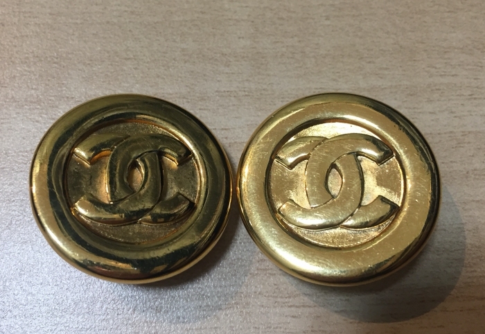 シャネル ココマーク イヤリング CHANEL 丸型 ロゴ ラウンド