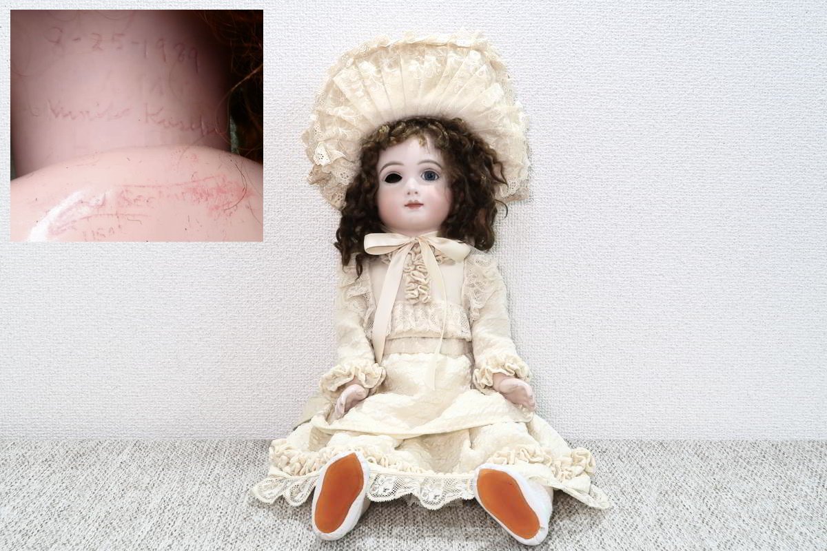 1円スタート★ 古関くに子 A.T アーテー ビスクドール 50cm 8-25-1989 Real Seeley Body USA