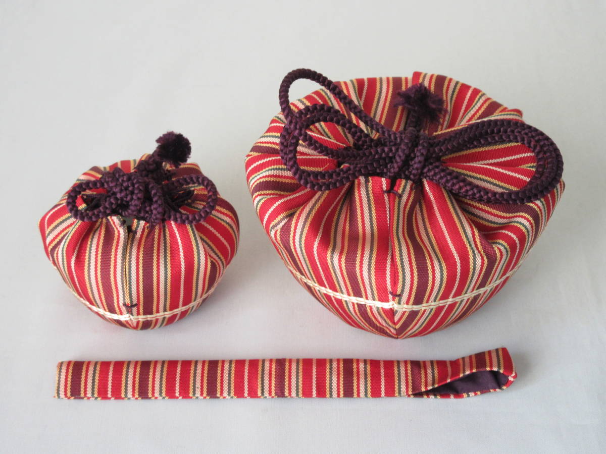 仕服三つ組セット】【仕覆3点セット】茶箱用 茶碗・棗・茶杓用 名物