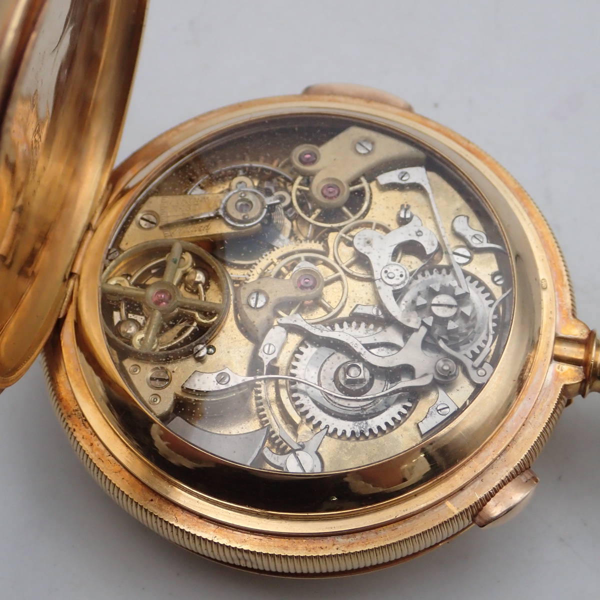 い12586【金無垢 K18 総重量 約112g】SCHWOB FRERES&Co/MINUTE 