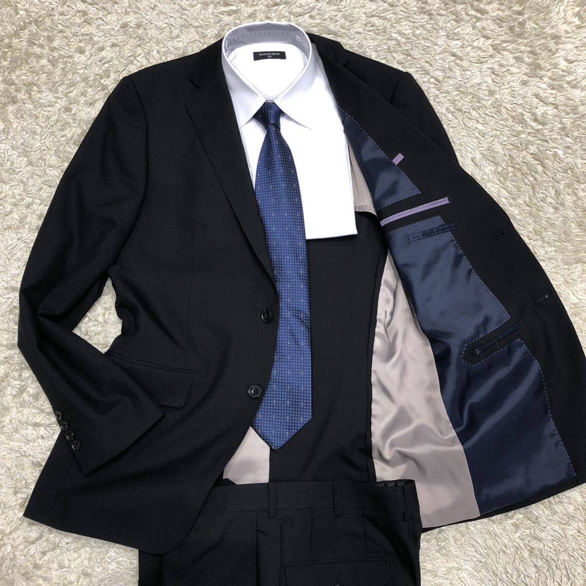 希少XL！パーフェクトスーツファクトリー【お洒落な裏地】Perfect Suit 