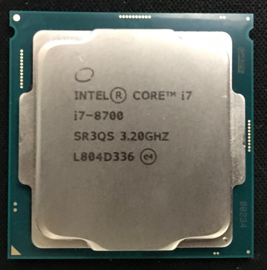 【動作確認済】CPU Intel Core i7-8700 Intel Core i7-8700 動作確認済み Core i7 インテル 【公式通販】