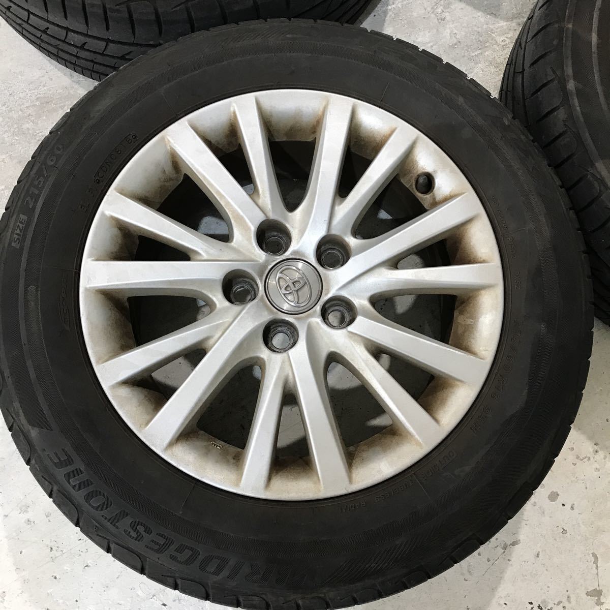TOYOTA マークX 130系 純正アルミホイール/タイヤ/16インチ 4本 激安 4