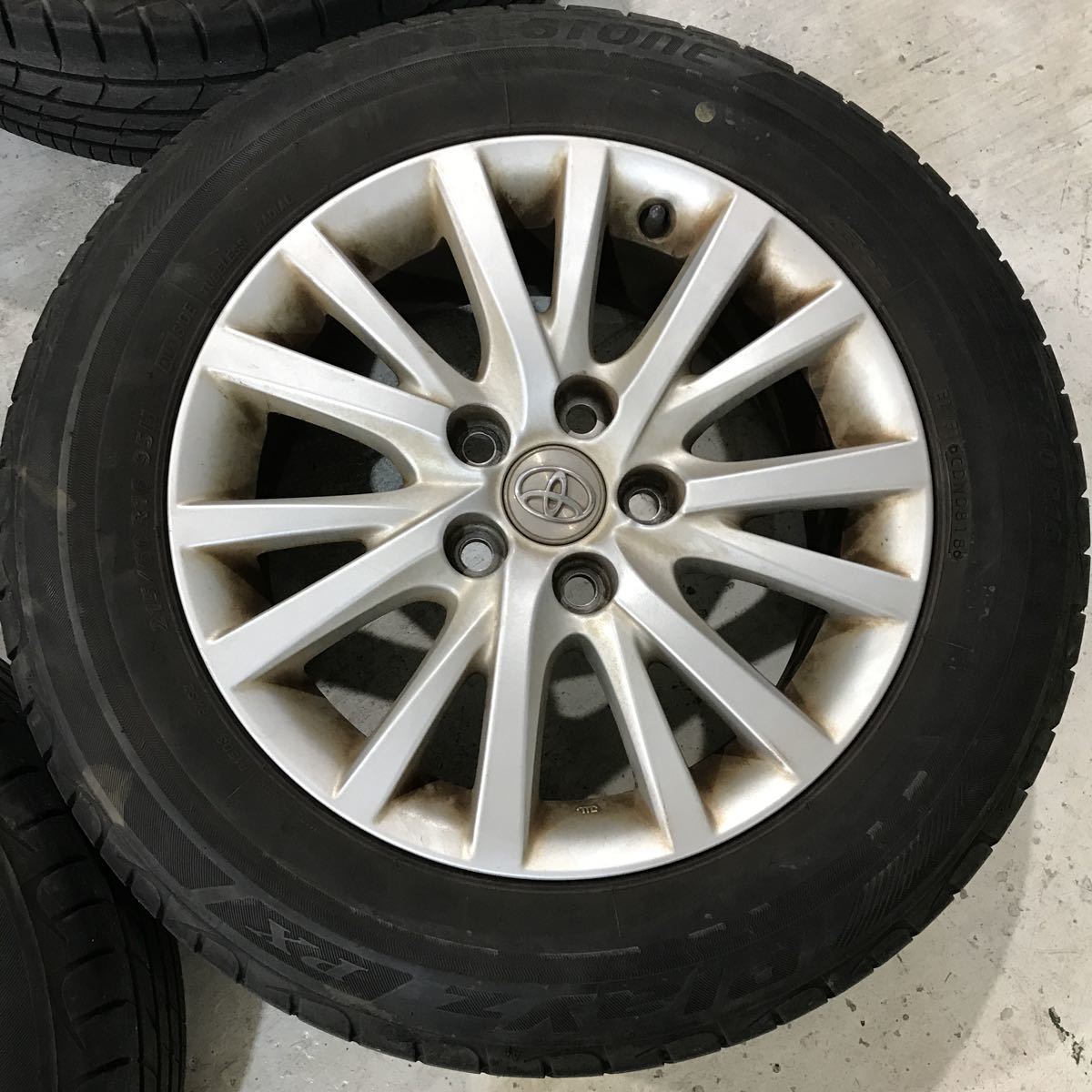 130マーク☆純正タイヤホイールセット☆16インチ☆215/60R16☆⑤ トヨタ