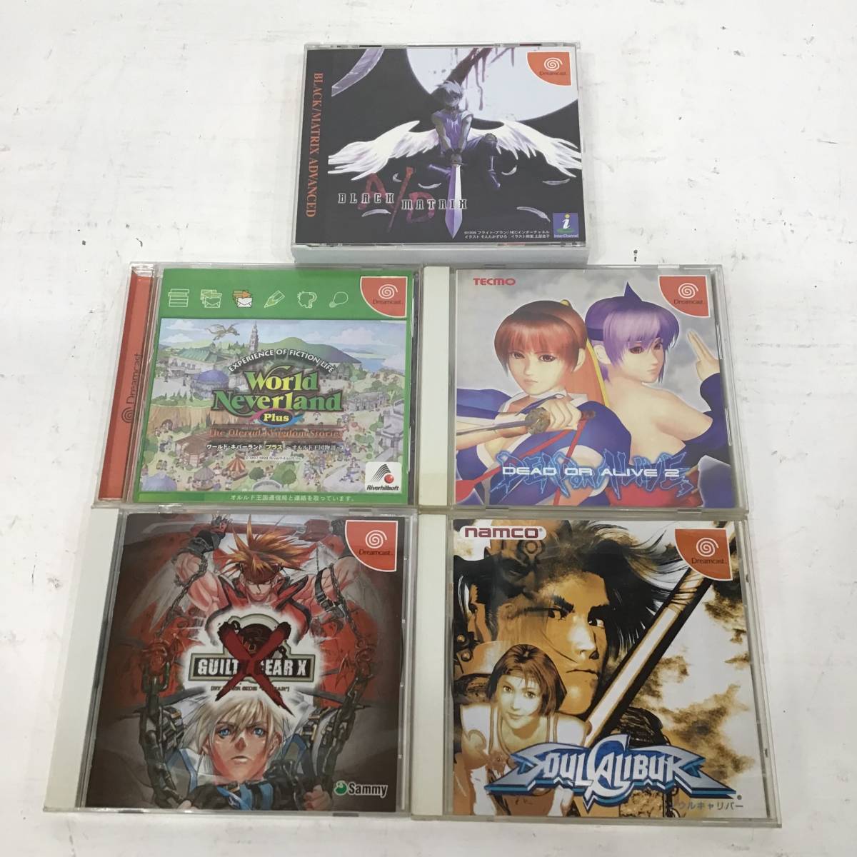 23R001 1 ドリームキャスト ソフト 5枚セット 中古品