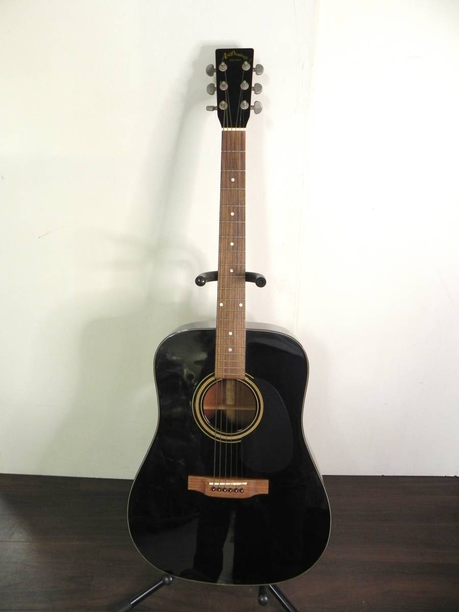 [Q8406]Aria Dreadnought アコースティックギター AD-28BK ブラック