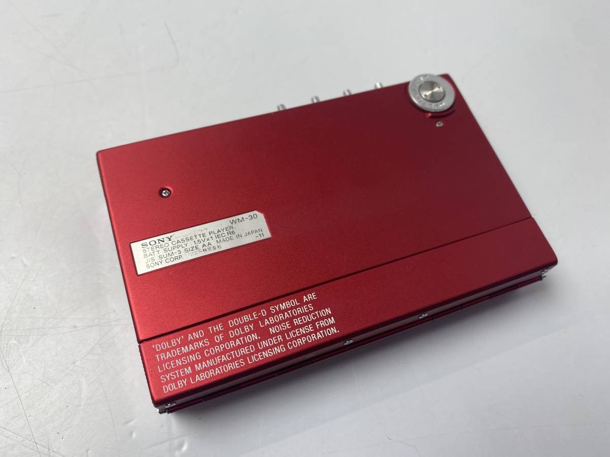☆SONY WM-30☆ソニー カセットプレーヤー WALKMAN ウォークマン【中古