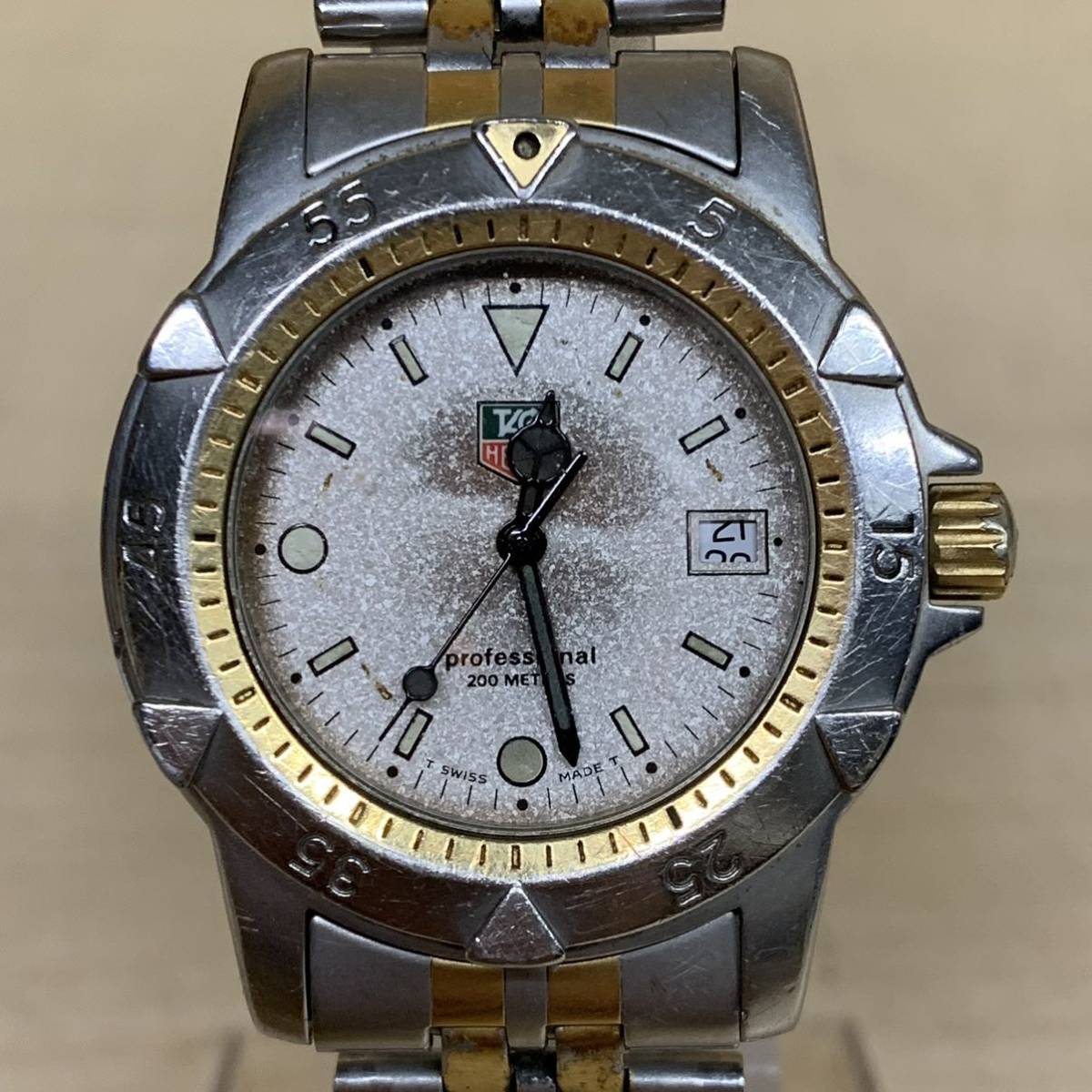 1円~【稼働品】TAG HEUER タグホイヤー Professional 200M 