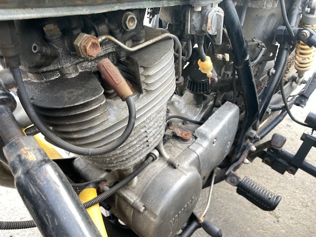 福島県発!! ヤマハ SR400 サイドカー付き 1JR ジャンク品 部品取り車に 