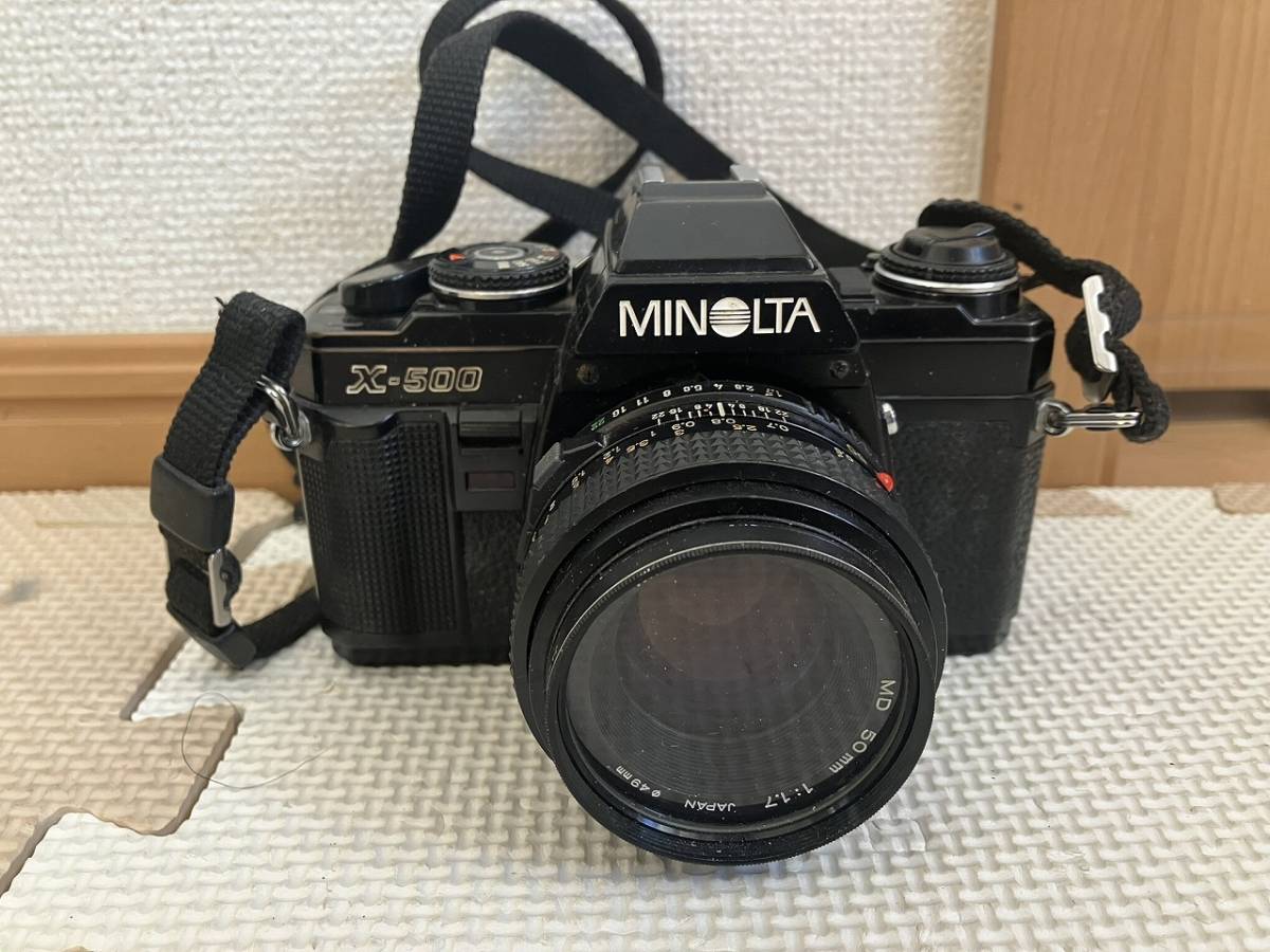 ☆並品☆ MINOLTA ミノルタ X-500 / MD 50mm F1.7 ☆シャッター全速、露出