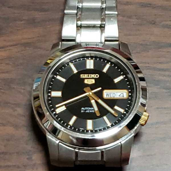 100円～ SEIKO5 21石 自動巻 ジャンク扱い 【公式通販】
