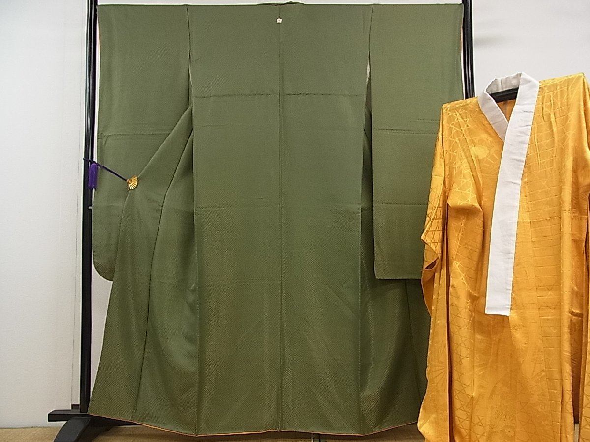 平和屋着物□豪華振袖・長襦袢(無双仕立て)セット 寿光織 鹿の子文