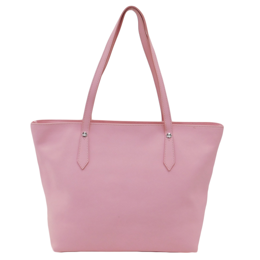 1円 ■ 美品 ヴィヴィアンウエストウッド トートバッグ ピンク系 レザー Vivienne Westwood ■ E.Bll.An-16