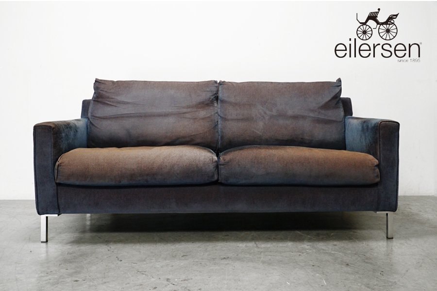 466 北欧デンマーク eilersen(アイラーセン) Streem line(ストリームライン) 2人掛けソファ(2シーター) ACTUS(アクタス)43.7万