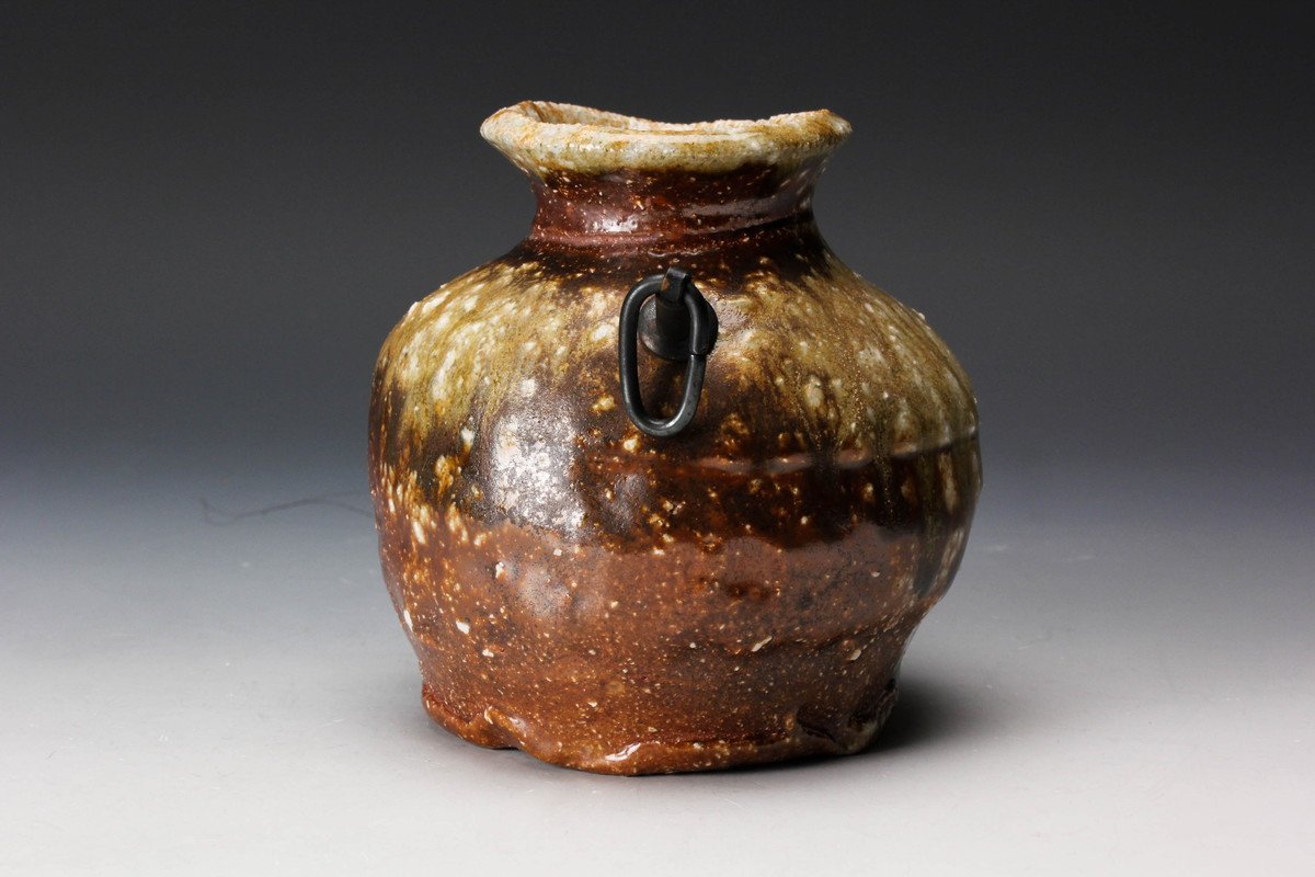 美術品・アンティーク・コレクション 信楽焼 花入 幻窯 神崎紫峰