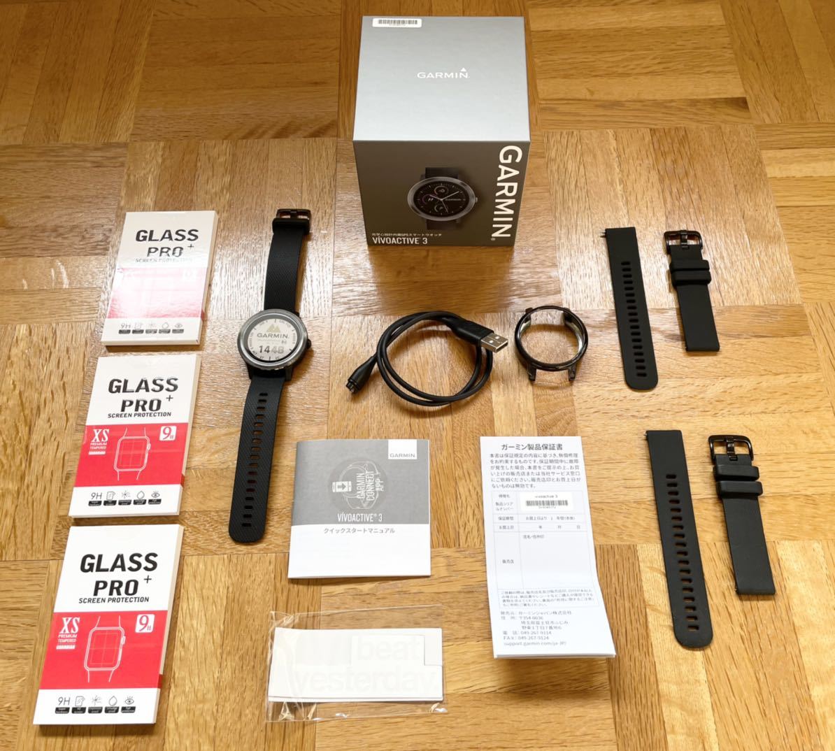  GARMIN ガーミン vivoactive3 替えバンド 保護ケース フィルム付き(スマートウォッチ本体)｜売買されたオークション情報、yahooの商品情報をアーカイブ公開 - オークファン スマートウォッチ本体