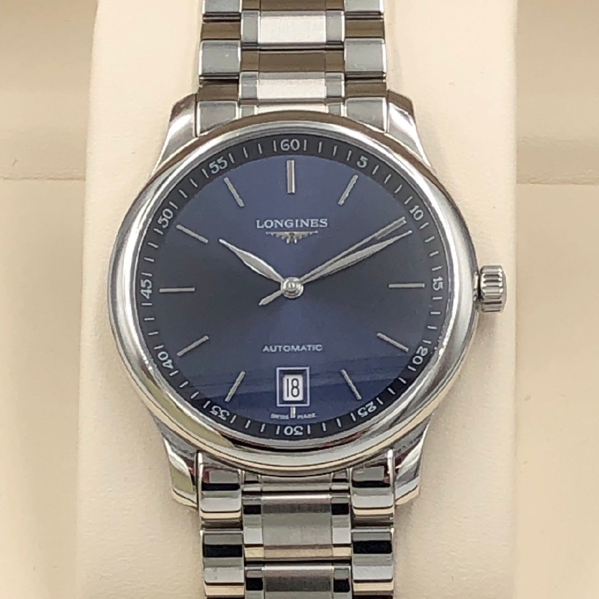 LONGINES ロンジン マスターコレクション デイト ネイビー文字盤 SS 