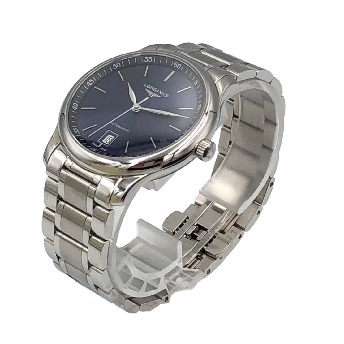 LONGINES ロンジン マスターコレクション デイト ネイビー文字盤 SS 