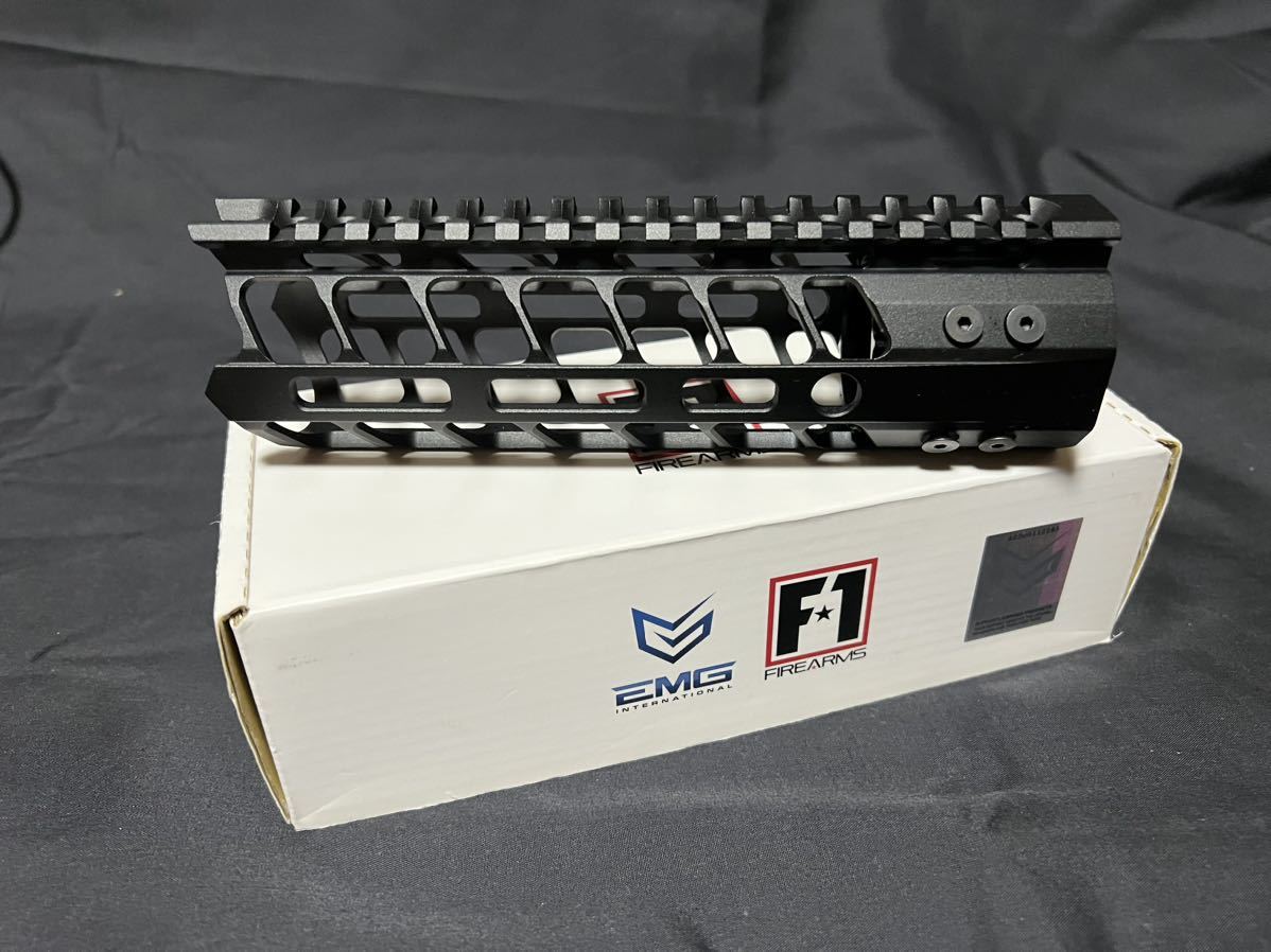 IRON AIRSOFT EMG WAM4系　PTW用 AR15 F1 FIREARMS P7M ハンドガード 7inch ブラック　(リアルサイズ用）インチピッチ