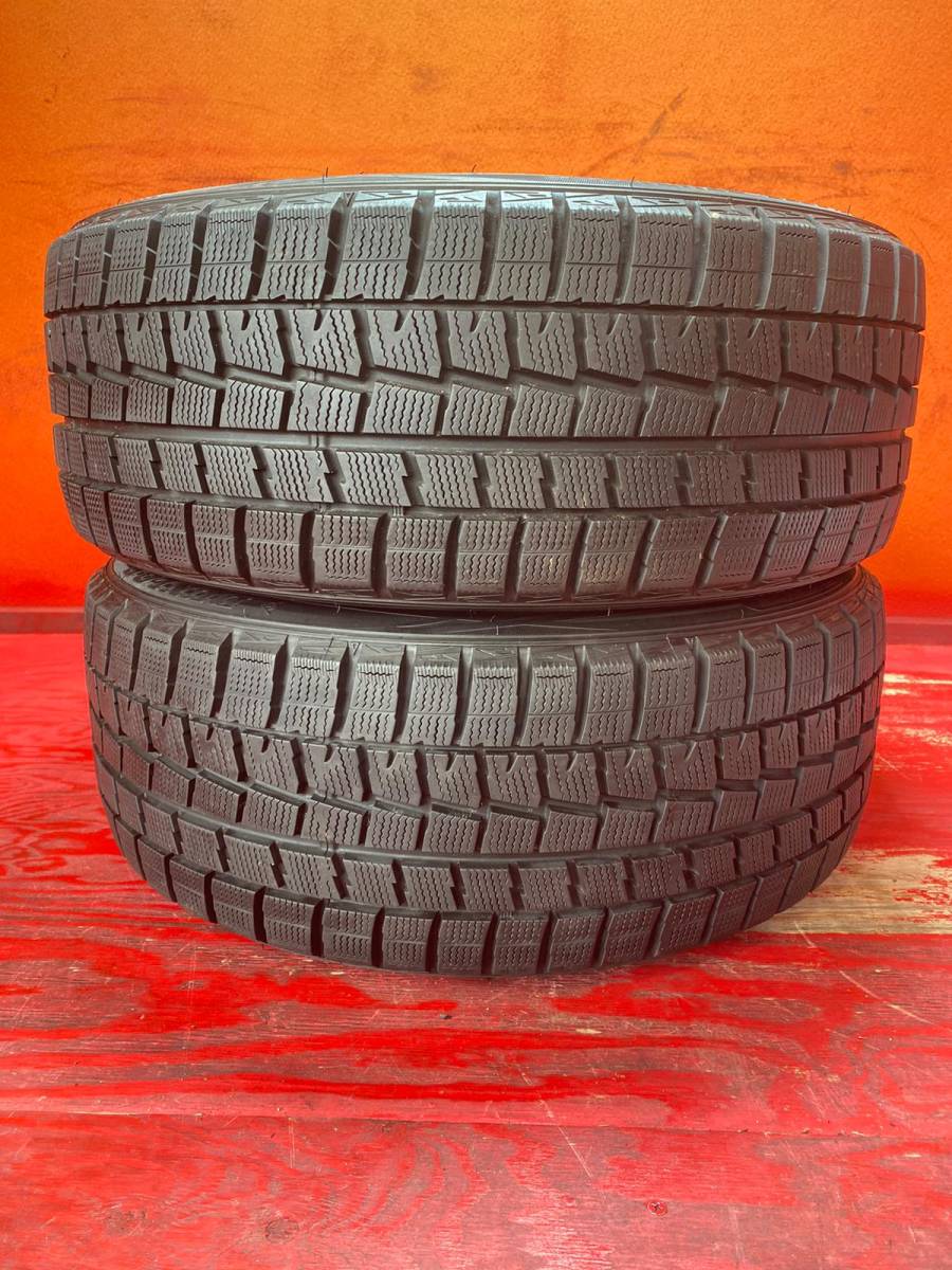 215/45/R17 87Q DUNLOP WINTERMAXX WM01 製造年2014. 2本 80% バリ山 *419