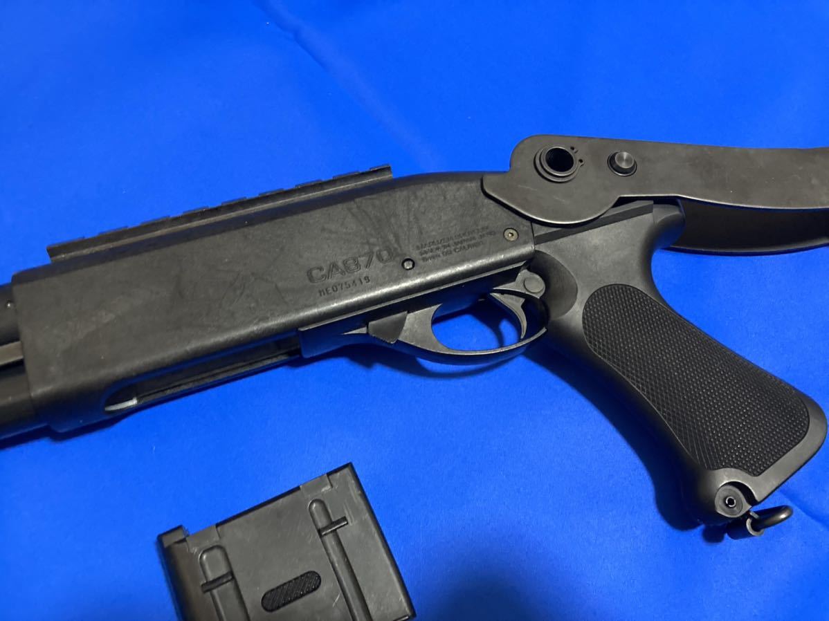 マルゼン CA870 メタルフォールディングストック カスタム品(エアガン 