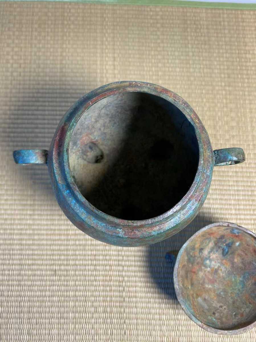 漢朝期 古銅 唐物 香炉 青銅器 茶道具 中国古玩 文房具 中国美術 仏教 仏像
