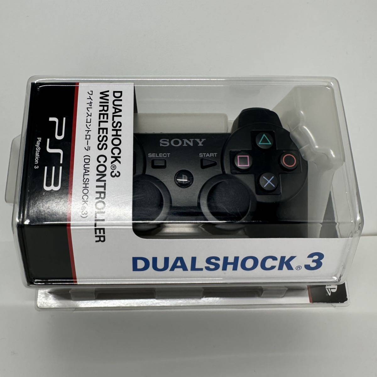 ☆希少 未使用品☆PS3 ワイヤレスコントローラー DUALSHOCK3 ブラック