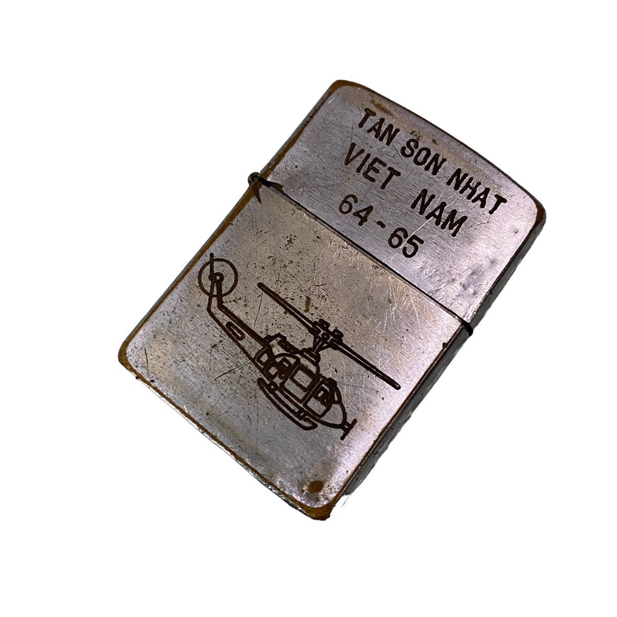 VIETNAM ZIPPO ベトナム ジッポー 当時物 64年製 ヘリコプター ZIPPO ベトナムジッポー スヌーピー