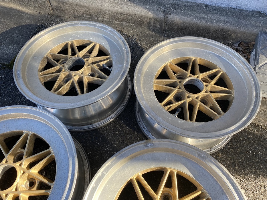 ワーク エクセル 14インチ 6J 4本 旧車ホイール 弥生 ハヤシ テクノ 