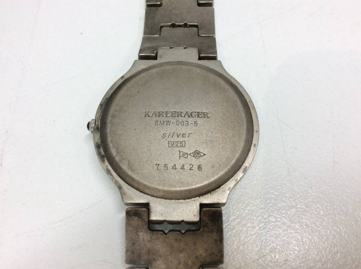 2901□KARLERAGER Pt1000 プラチナ文字盤 SMW-003-5 silver シルバー 