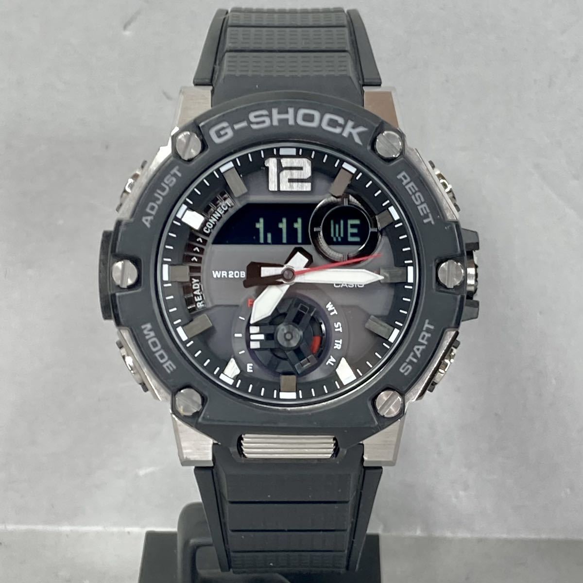 極美品G-SHOCK GST-B300-1AJF G-STEEL Gスチール タフソーラー 