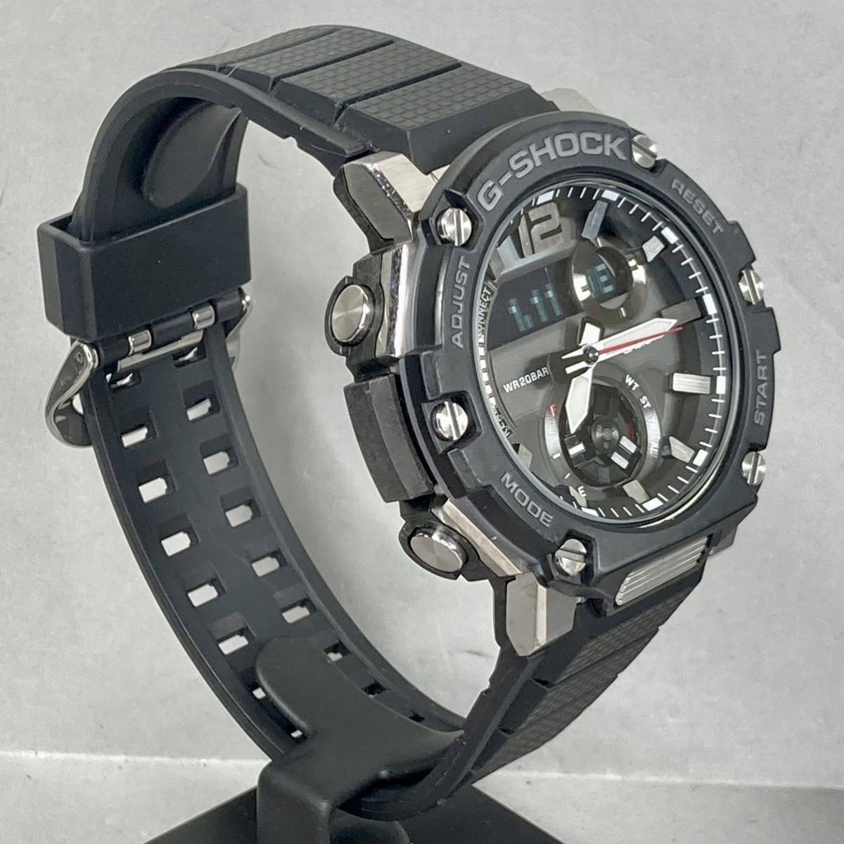 極美品G-SHOCK GST-B300-1AJF G-STEEL Gスチール タフソーラー 