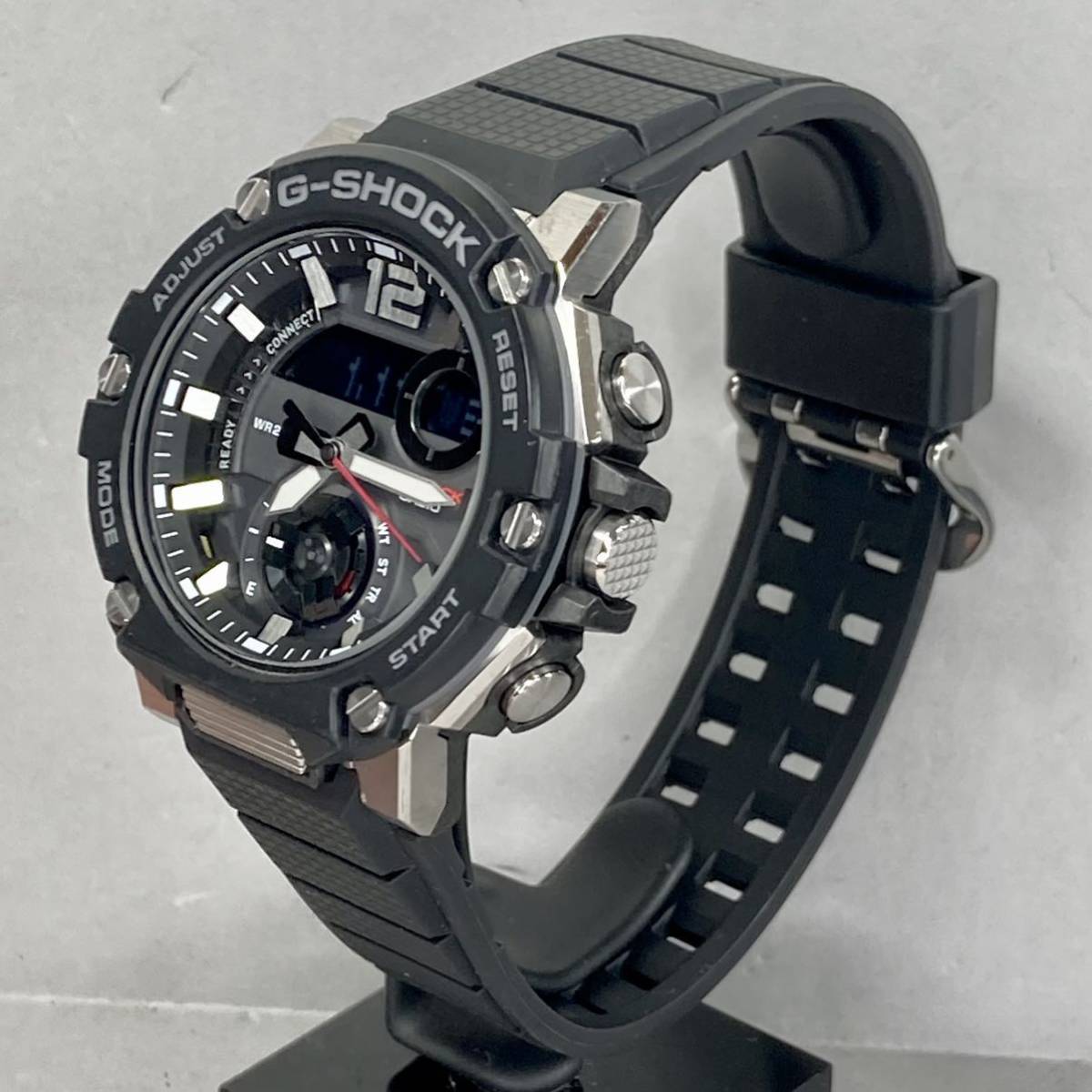 極美品G-SHOCK GST-B300-1AJF G-STEEL Gスチール タフソーラー 
