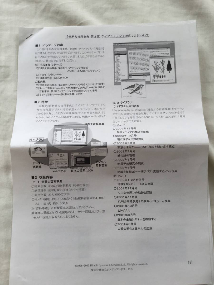 CD-ROM 世界大百科事典第2版 ライブラリリンク対応2 （平凡社 世界大