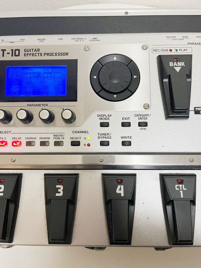 BOSS マルチエフェクター GT-10 ボス ハードケース付き 動作品 BOSS GT