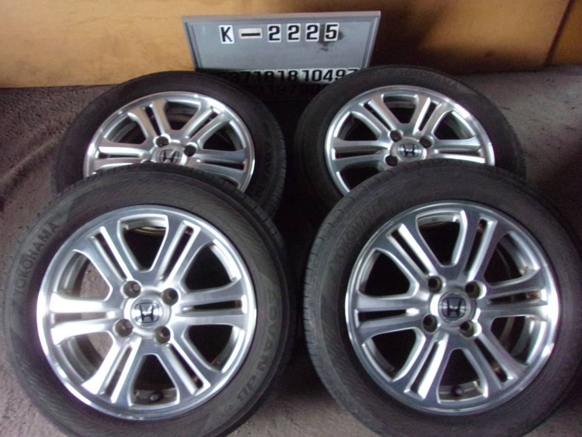 18インチ 9.5J 深リム ホイール 2本セット ① 新S管理73146 bB外し】希少☆WORK Equip 深リム 15インチ タイヤ付