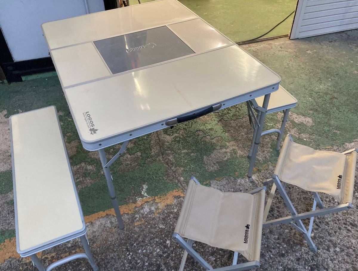 【ロゴス ALC-P･3FDBBQベンチテーブル6】 ☆◇【USED】LOGOS BBQ ベンチテーブル 6用テーブル 73160107 3FD ALC