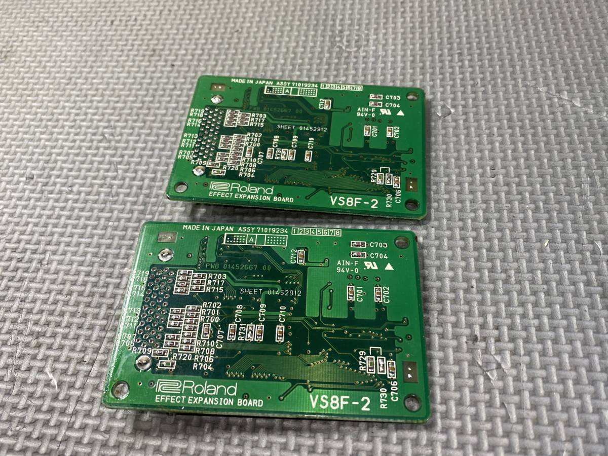 112 ROLAND VS8F-2 EFFECT EXPANSION BOARD 2枚セット VS8F-2 Roland
