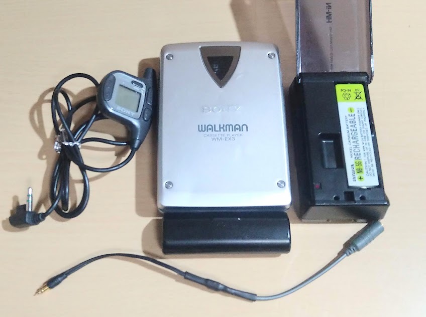 sony wm-ex3 walkman ゴムベルト交換済み SONY WM-EX3（ゴムベルト交換済の動作品です。） カセットウォークマン