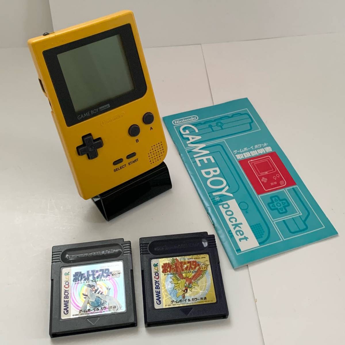 送料無料】動作確認済 Nintendoゲームボーイポケット イエロー 取扱