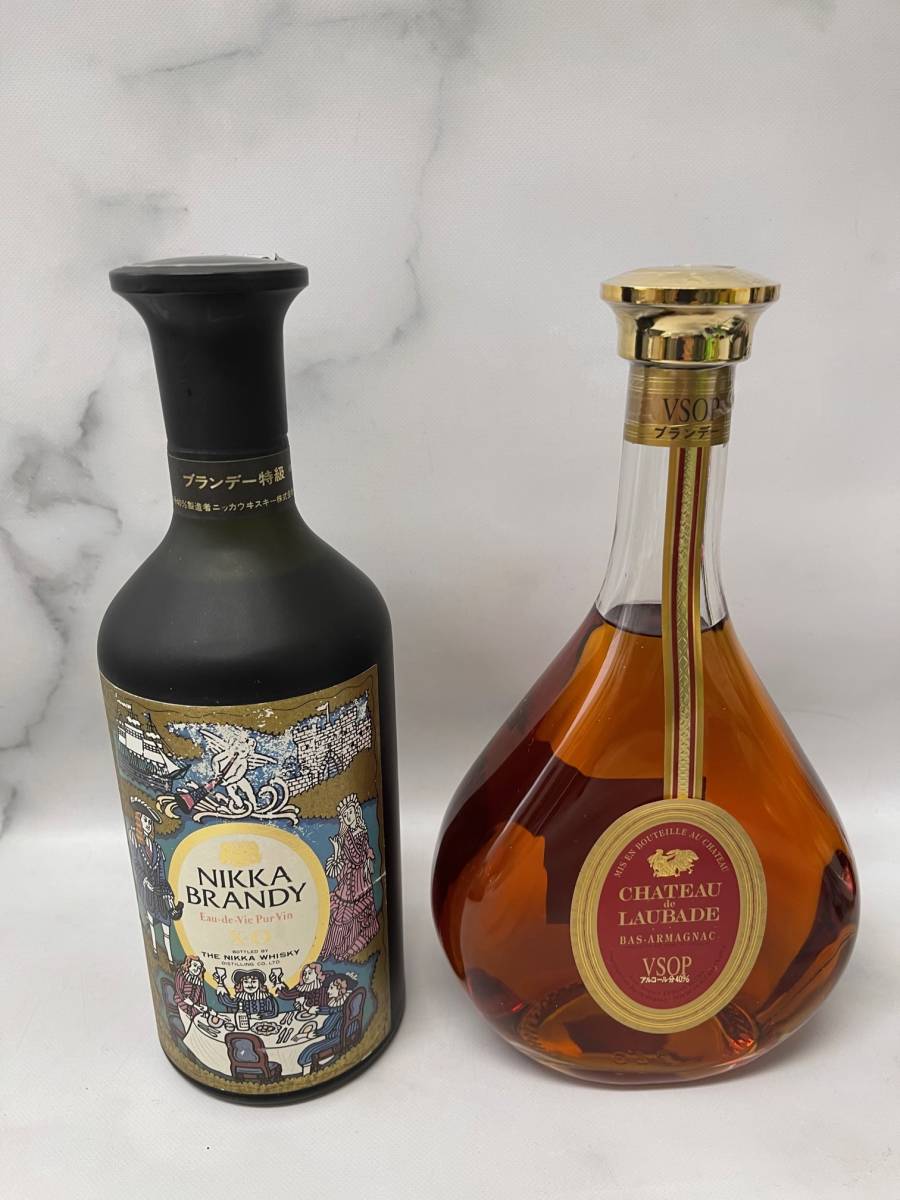 未開栓 ブランデーまとめ6本 ナポレオン VSOP CHATEAU NIKKA DROSSARC