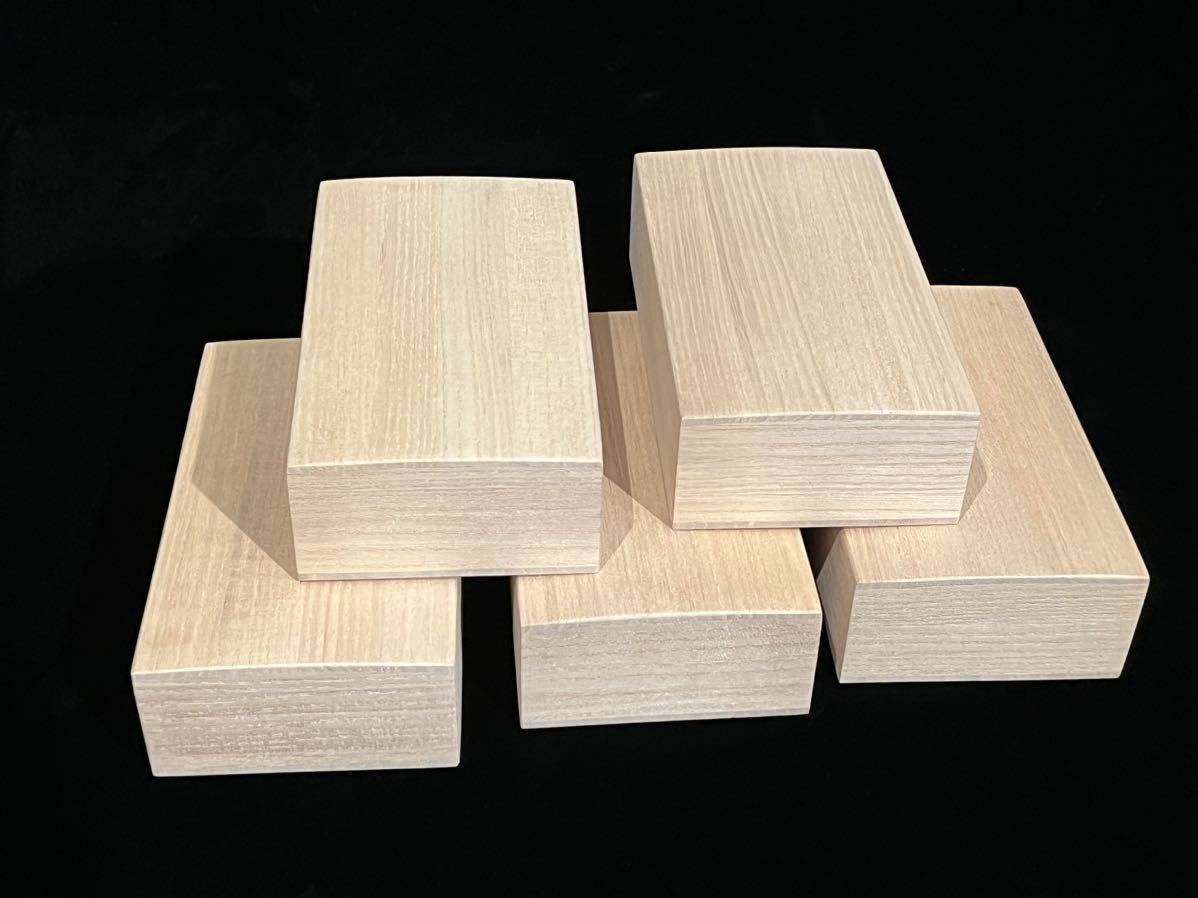 ■■■ 『刀装具用最高級桐箱5点　縁頭用・目貫用　新品未使用』 ■■■