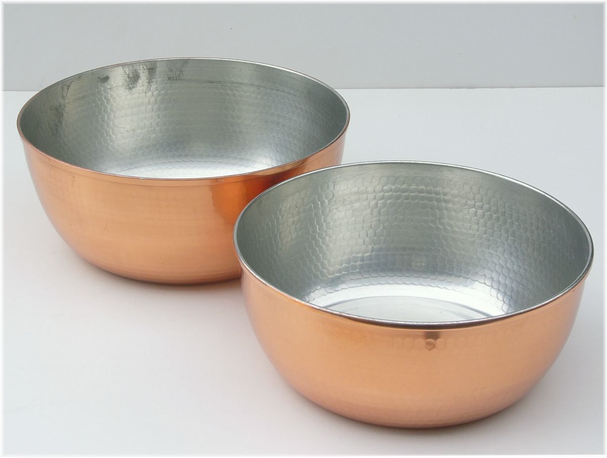 両手鍋（浅型）（銅） | 鍋 | 鍛金工房 WESTSIDE33 □良品 2点組