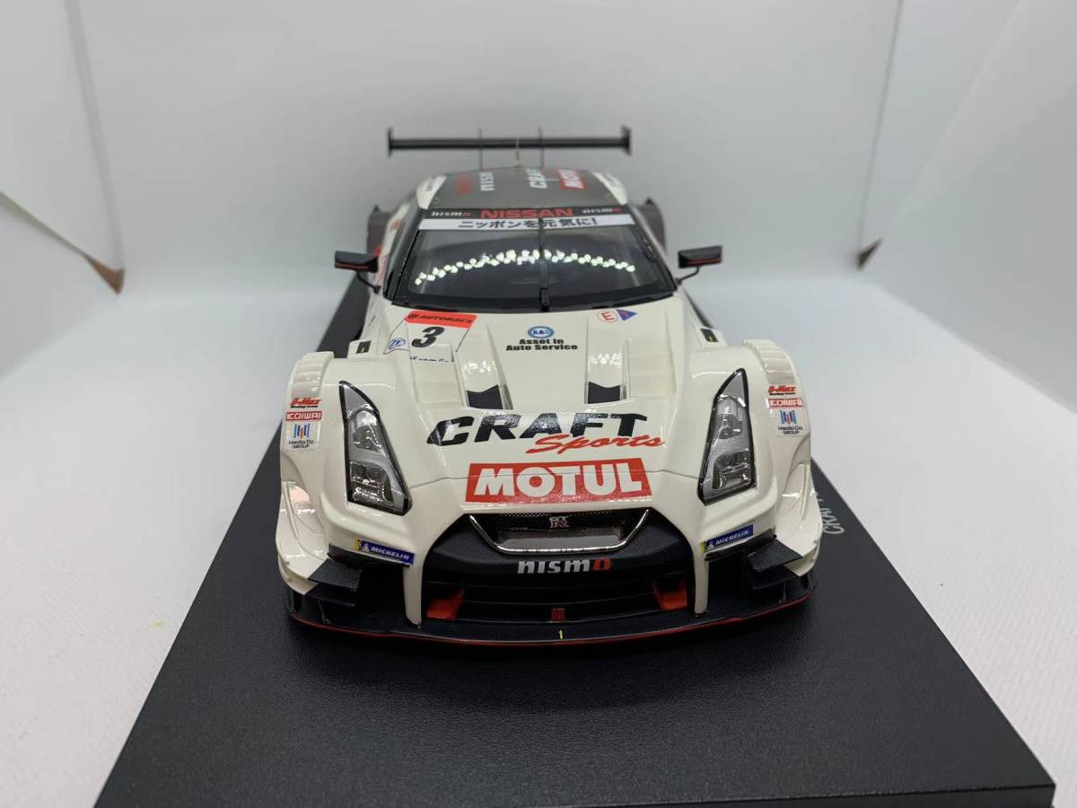 エブロ 1/18 EBBRO SUPER GT GT500 2018 CRAFTSPORTS GT-R NO.3 J03-5