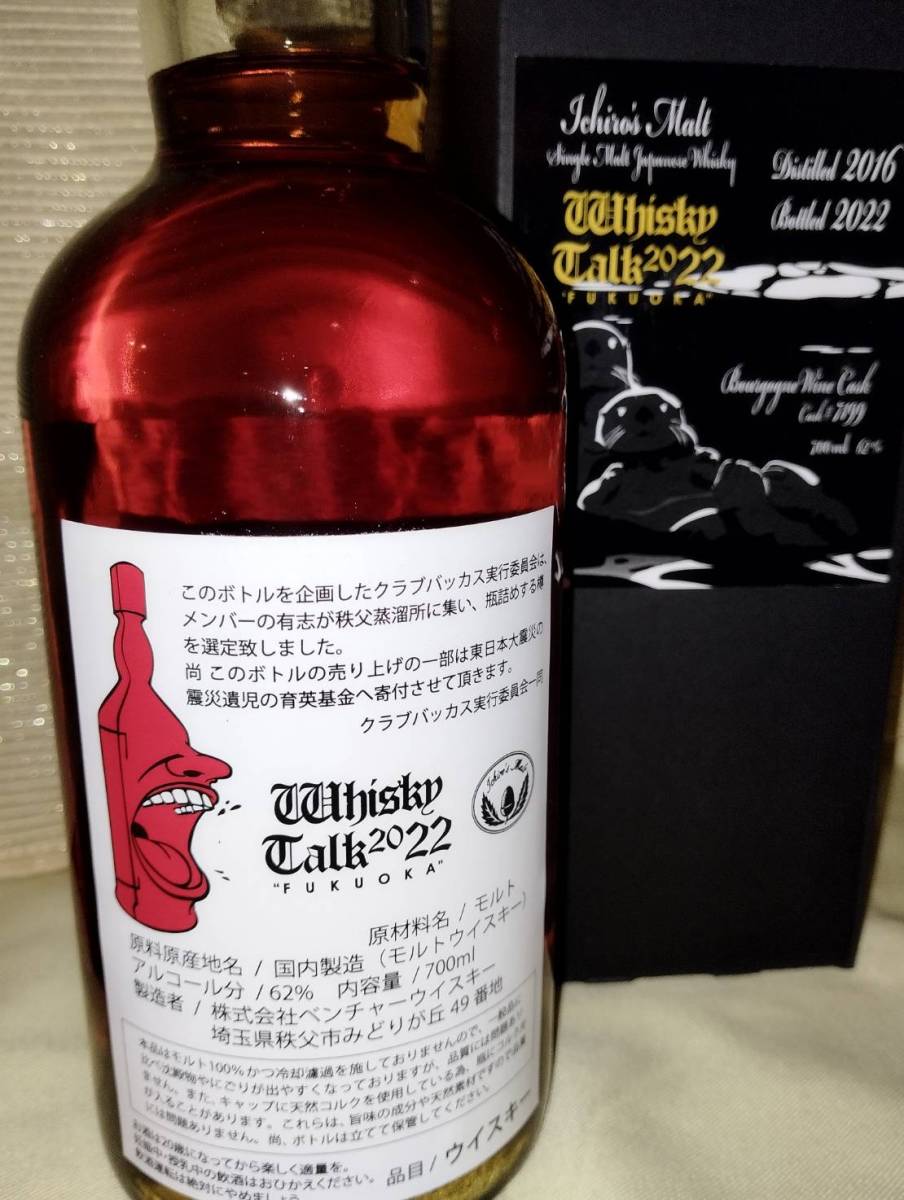 ウイスキートーク福岡2022 イチローズモルト 失われゆく月と動物 #12