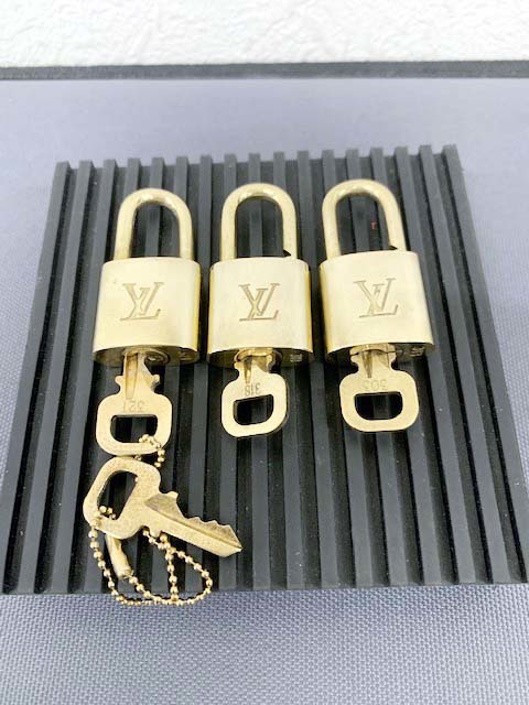 ルイヴィトン☆Louis Vuitton☆パドロック カデナ3点セット☆＃321.＃318.＃303☆美品