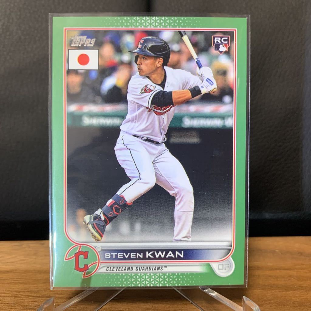 01/75シリ RC 202 STEVEN KWAN Jade Green」TOPPS BASEBALL 2022 JAPAN 