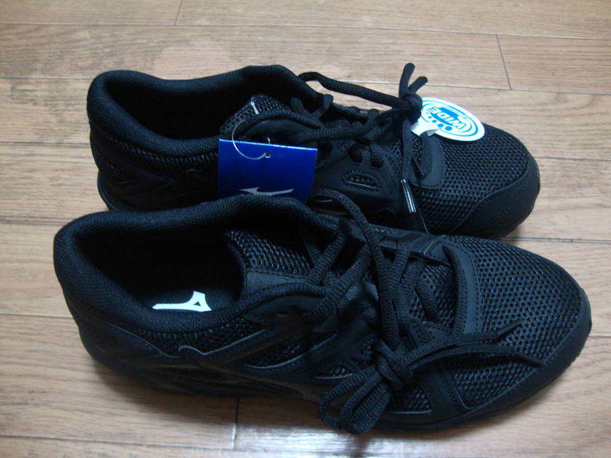 ☆ 新品 MIZUNO(ミズノ) ランニングシューズ 27.5cm ブラック 